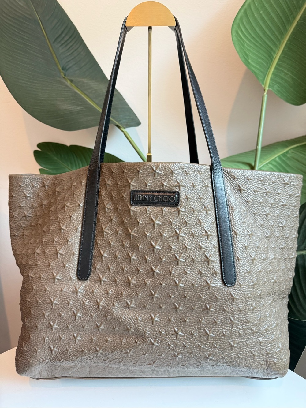 Jimmy Choo ‘Pimlico Star Embossed Tote’